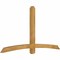 Ekena Millwork Bellingham Rough Sawn Timber Gable Bracket, Western Red Cedar, 84"W x 45"H x 4"D x 4"F, 13/12 Pitch GBW084X45X0404BEL00RWR - alternate 4